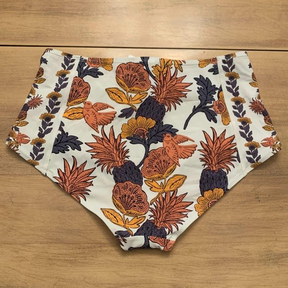 NWT Tory Burch Printed High-waisted Bikini Bottom - Picture 4 of 9